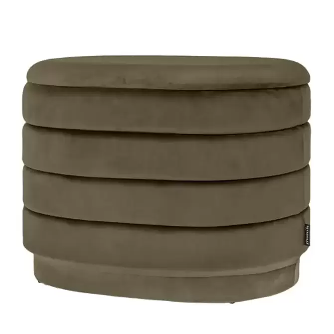 Opberg poef Beau - coffee 55 cm