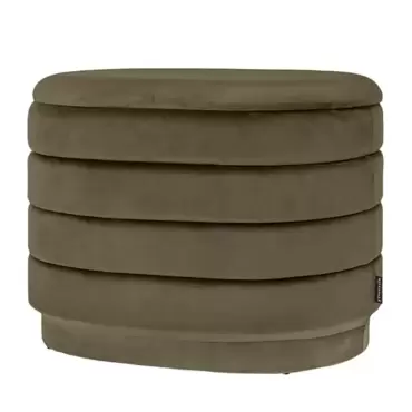 Opberg poef Beau - coffee 55 cm