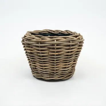 Drypot rotan d57h43cm, Mediterraans weekend, tuincentrumoutlet.com