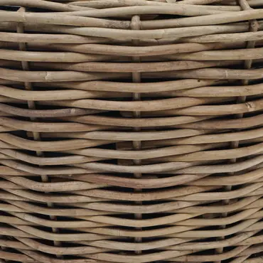 Drypot rotan d68h52cm grijs detail, Mediterraans weekend, tuincentrumoutlet.com