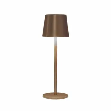 OPLAADBARE TAFELLAMP WARM WIT DIMBAAR-1200MAH- INCLUSIEF USB KABEL 27.5X9CM BRONS