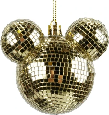 Orn.plc bal m/oren disco goud, kurtadler, tuincentrumoutlet