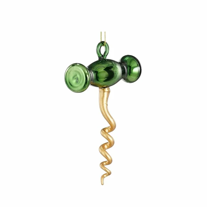Orn.plc kurkentrkkr l10b3h11cm grn, Decoris, Tuincentrumoutlet.com