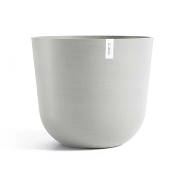 Oslo 75 White Grey, Ecopots, tuincentrumoutlet.com