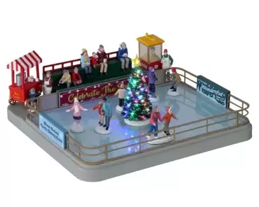 Outdoor skating rink, Lemax, tuincentrumoutlet
