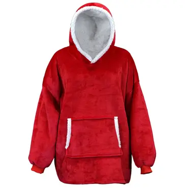 Oversized fleece hoodie xmas dssn 2, Unique Living, tuincentrumoutlet