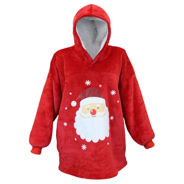 Oversized fleece hoodie xmas, Unique Living, www.tuincentrumoutlet.com