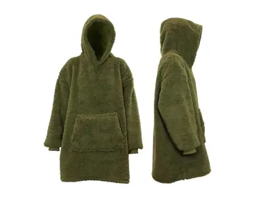 Oversized teddy hoodie winter green, Unique Living, tuincentrumoutlet