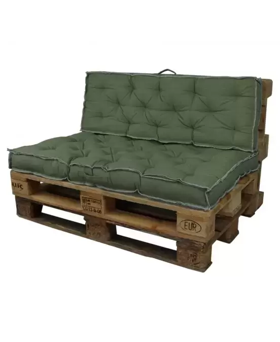 Palletkussenset Scandic groen, Unique Living, tuincentrumoutlet