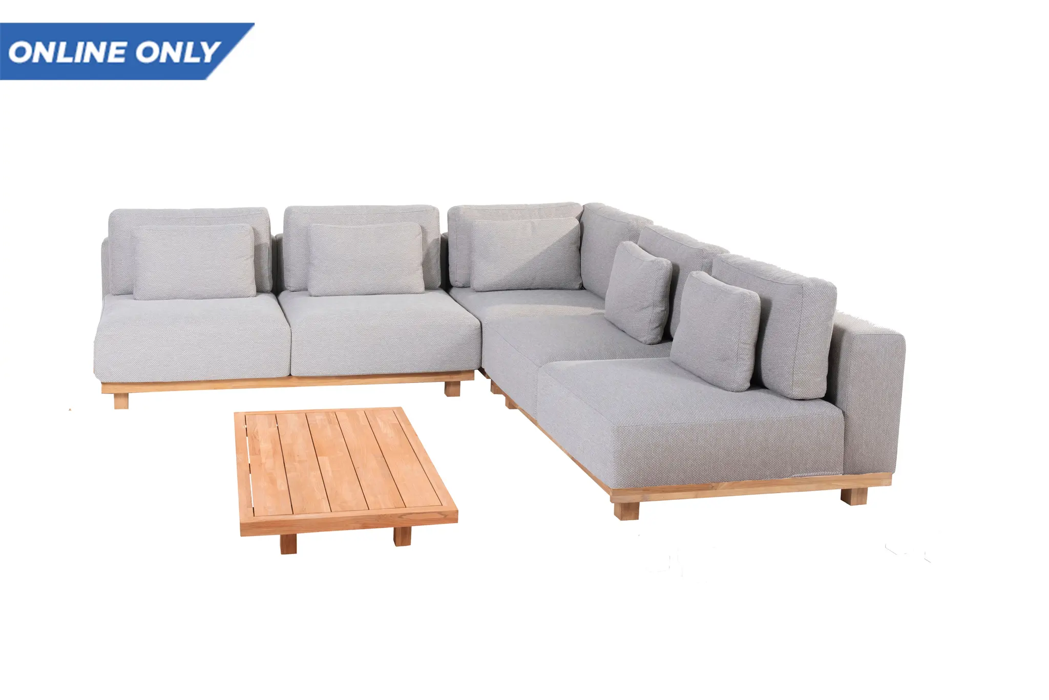 Paradiso loungeset met teak koffietafel afbeelding