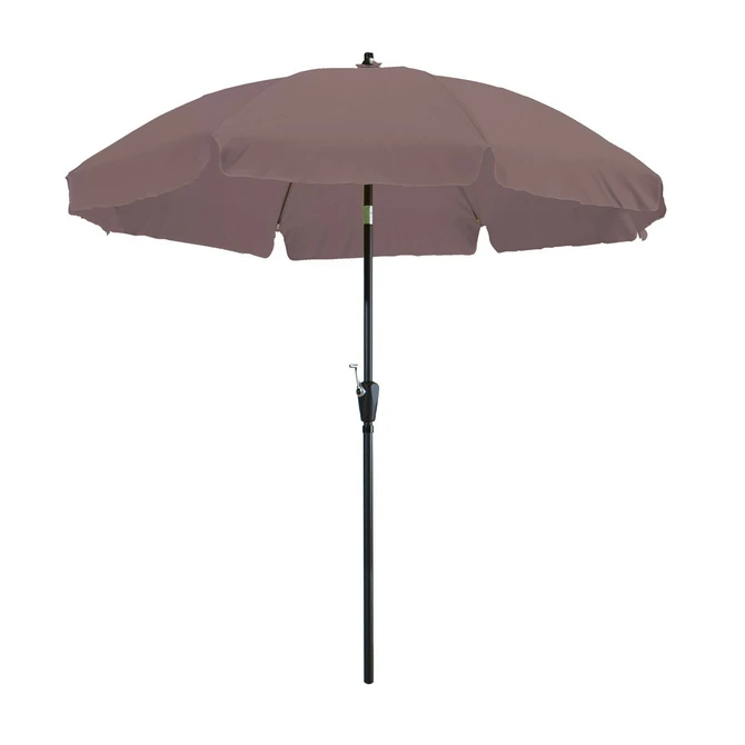 Parasol corfu d250/8 taupe, Madison, tuincentrumoutlet.com
