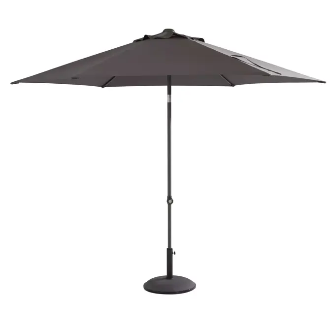 Parasol Oasis Ø 250 cm - antraciet www.tuinmeubels.nl