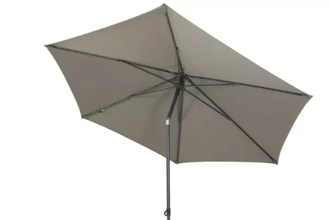 Parasol Oasis 300 cm. Ø Taupe detail, 4SO, tuincentrumoutlet.com