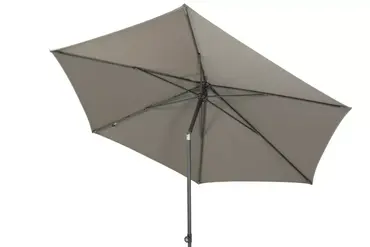 Parasol Oasis 300 cm. Ø Taupe detail, 4SO, tuincentrumoutlet.com