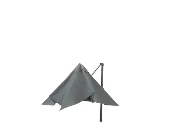 Parasol saint-tropez l355b300cm taupe inklappen, Madison, tuincentrumoutlet