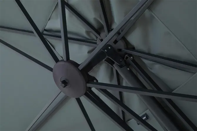 Parasol saint-tropez l355b300cm taupe details, Madison, tuincentrumoutlet