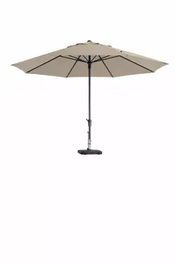 Parasol timor d400 zndr volant ecru