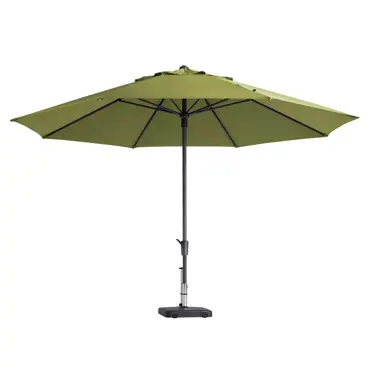 Parasol Timor luxe sage groen ingezoomd, Madison, tuinmeubels.nl