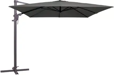 Parasol Monaco 3x3m - grijs, Madison, tuinmeubels