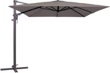 Parasol Monaco 3x3m - Taupe, Madison, tuinmeubels