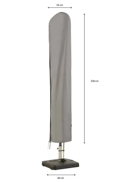 Parasolhoes l250b55/60cm grijs - afbeelding 2