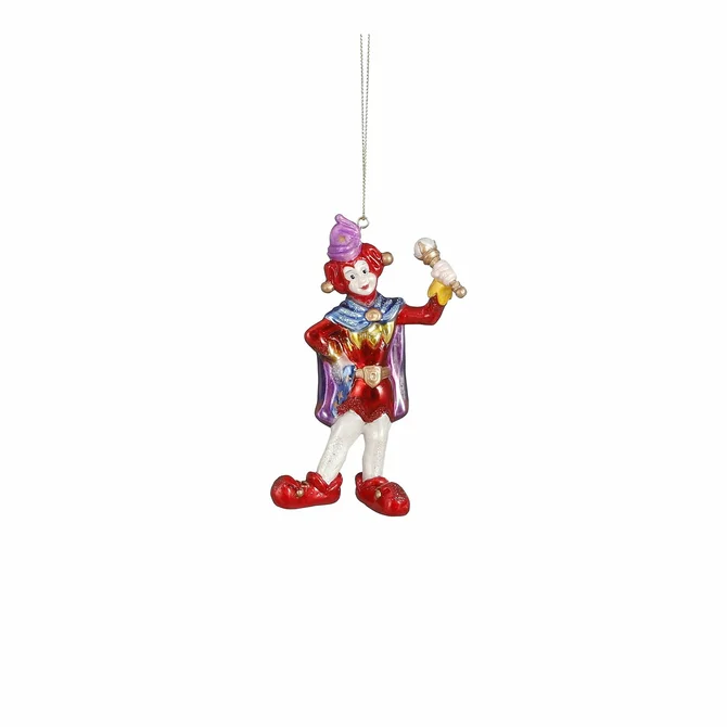 Ornament pardoes l6b4h13cm rood, Luville Efteling, tuincentrumoutlet