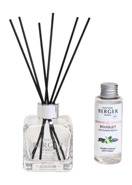 Parfumsticks Cube 100ml Lumière Florale, lampe berger. tuincentrumoutlet.com