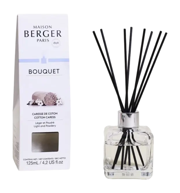 Parfumsticks Glaçon 100ml - Caresse de coton, lampe berger, tuincentrumoutlet.com