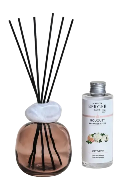 Parfumsticks Minéral Prune / Quartz Blanc - Lady Flower, lampe berger, tuincentrumoutlet.com