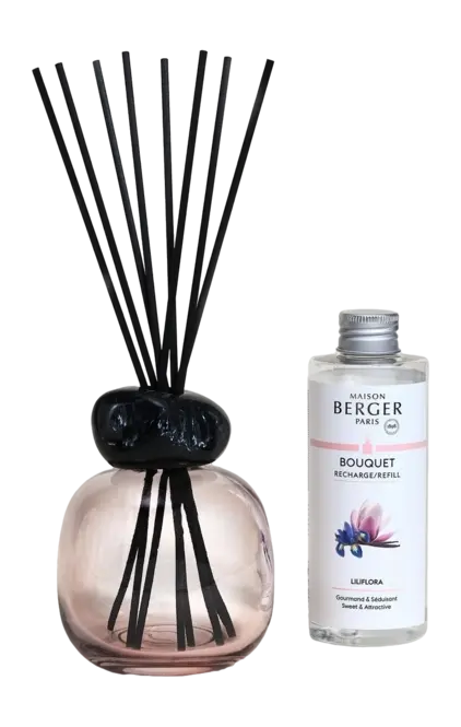 Parfumsticks Rose / Marbre Noir - Liliflora, lampe berger, tuincentrumoutlet.com