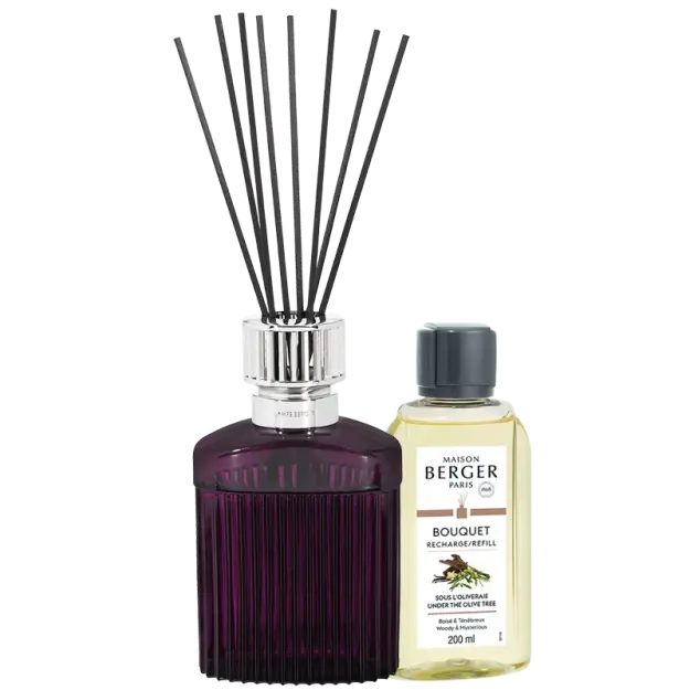 Parfumverspreider met sticks inclusief 200ml navulling Alpha Prune Scandale, lampe berger, tuincentrumoutlet.com