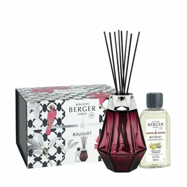Parfumverspreider met sticks Prisme Grenat inclusief 200ml navulling, lampe berger, tuincentrumoutlet.com