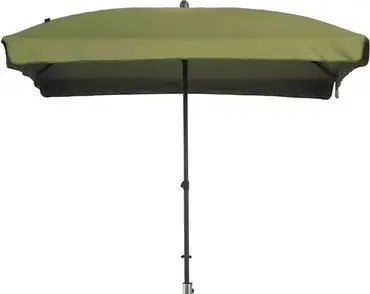 Patmos 210x140cm sage groen met 25kg voet parasol, Madison, tuincentrumoutlet