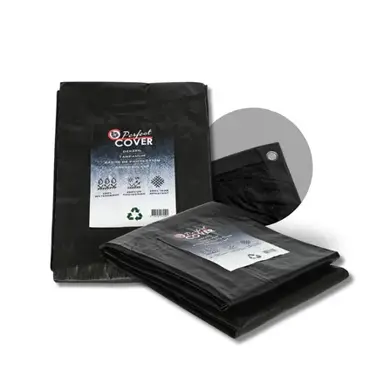 Perfect Cover® Essential Afdekzeil – 2 × 3 m – Zwart – 80 g/m² – Scheurbestendig. verbo, tuincentrumoutlet.com