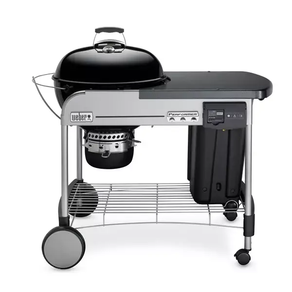 kampioen bezig via Weber Performer Deluxe GBS 57 cm - Tuincentrum Outlet