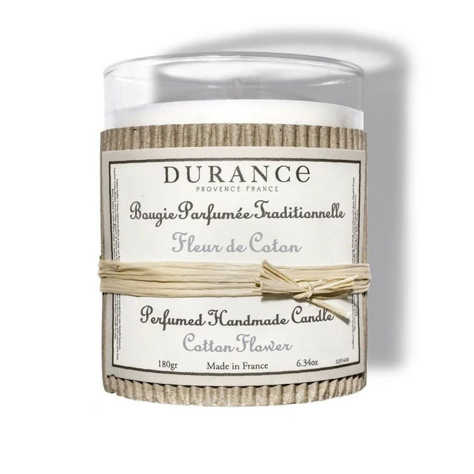Perfumed Handmade Candle 180 gr 6.34 oz Cotton Flower, durance, tuincentrumoutlet.com