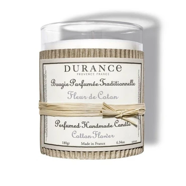 Perfumed Handmade Candle 180 gr 6.34 oz Cotton Flower, durance, tuincentrumoutlet.com
