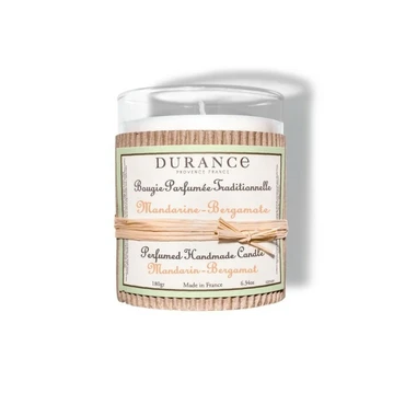 Perfumed handmade Candle 180 gr 6.34 oz Mandarin Bergamot, durance, tuincentrumoutlet.com