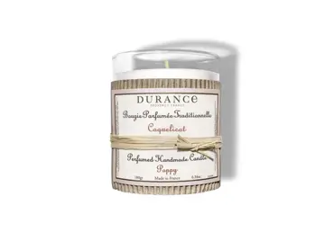 Perfumed Handmade Candle 180 gr 6.34 oz Poppy, durance, tuincentrumoutlet.com