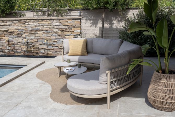 Piacenza loungeset 2-delig latte - afbeelding 5