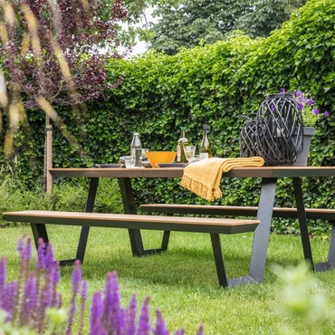 Picknickset Arezzo rechthoekig tuin, Lesli Living, Tuincentrum Outlet