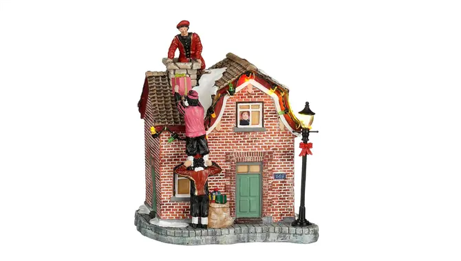 Pieten beklimmen huis l13.5b11.5h18cm bo, Luville Efteling, tuincentrumoutlet.com