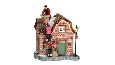 Pieten beklimmen huis l13.5b11.5h18cm bo, Luville Efteling, tuincentrumoutlet.com