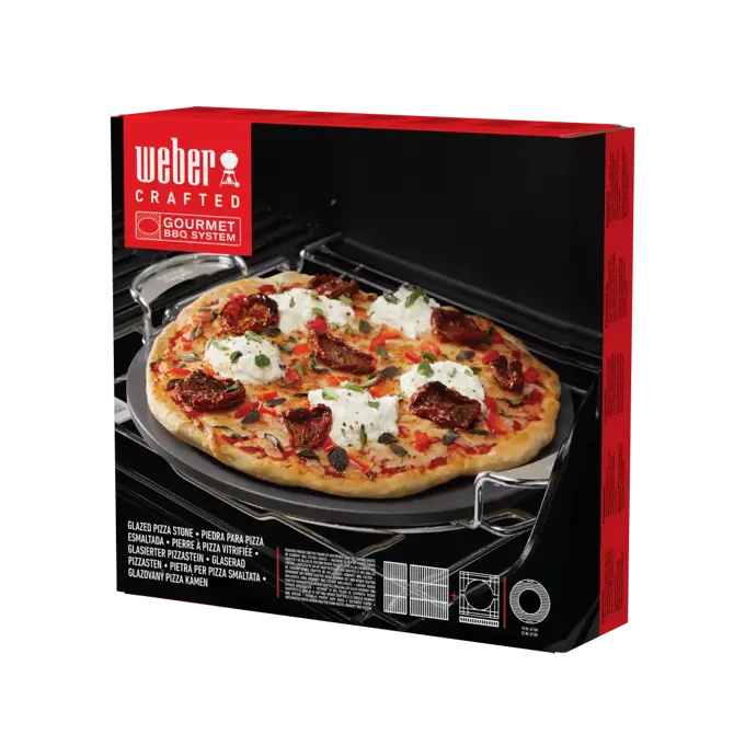 Weber Crafted Geglazuurde Pizzasteen verpakking, Weber, bbqkopen