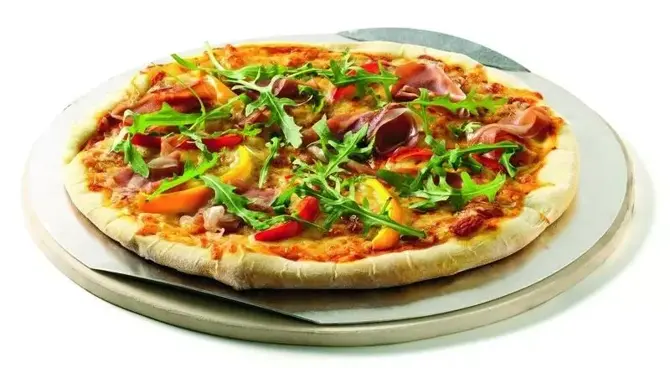 Pizzasteen rond. klein 26 cm - afbeelding 1