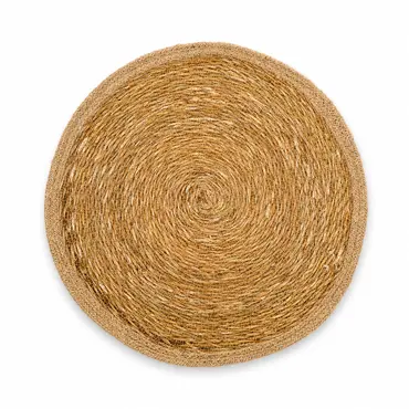 Placemat d38cm zeegras naturel, Van der Leeden, Tuincentrumoutlet.com