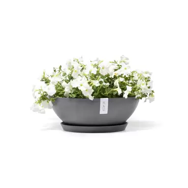 Vienna Grey 50 sfeer 2 met onderzetter, Ecopots, tuincentrumoutlet