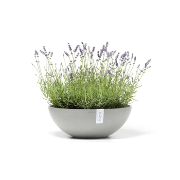 Pot vienna wit grijs d50cm sfeer, Ecopots, tuincentrumoutlet