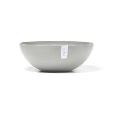 Pot vienna wit grijs d50cm, Ecopots, tuincentrumoutlet