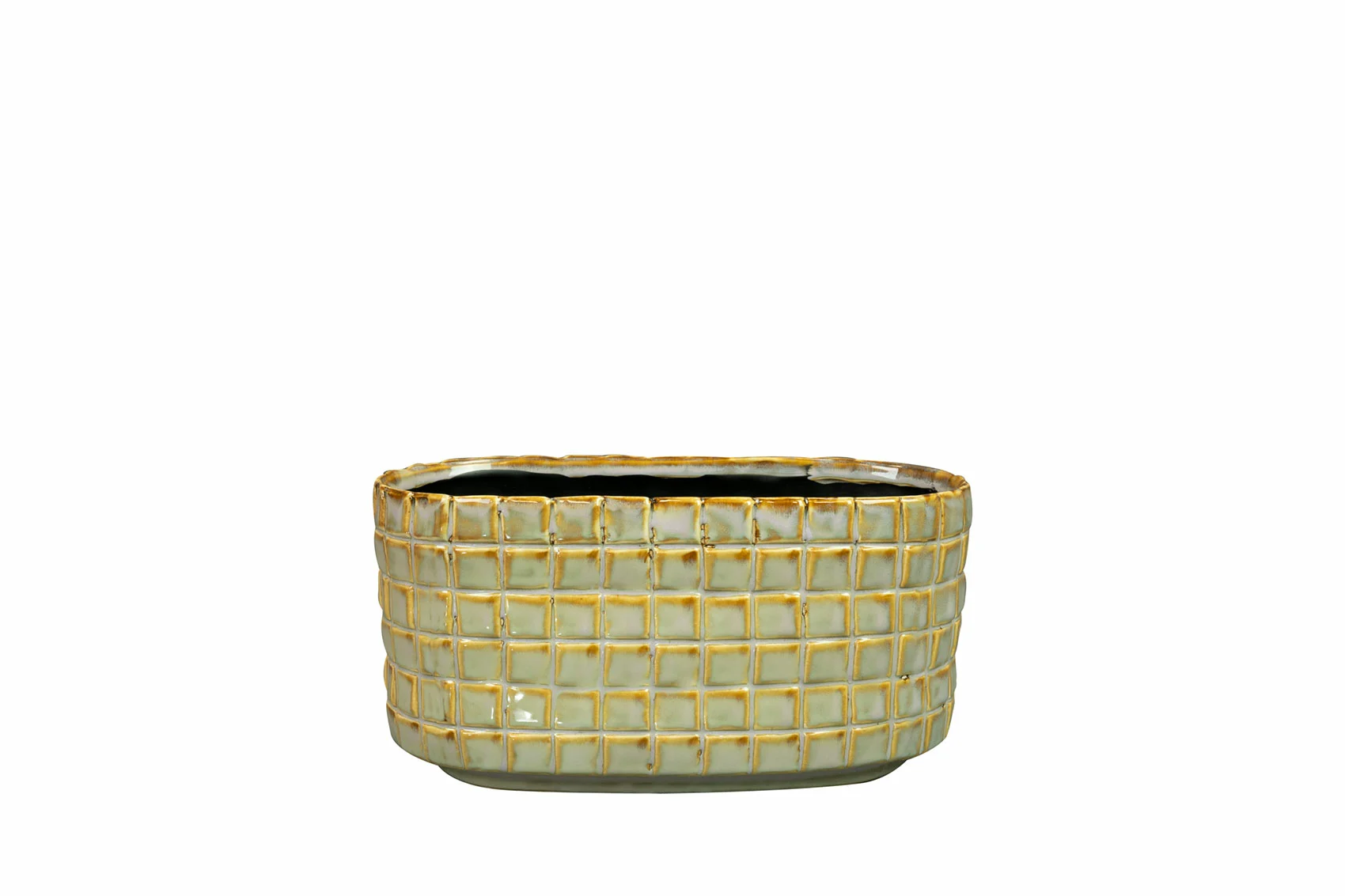 Planter Stian soft jade D26x13 H13